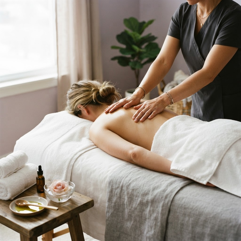 Massage services at SAKHI